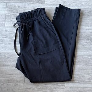 apana Black Drawstring Pants